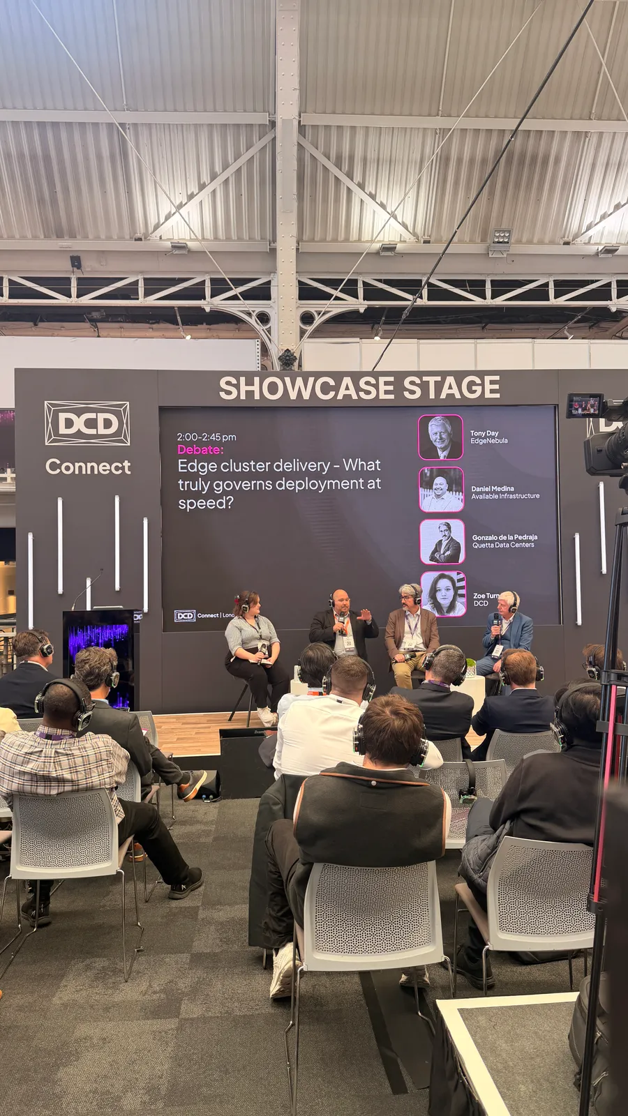 Showcase Stage debate at DCD>Connect London